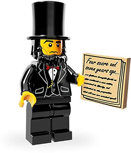 The Lego Movie Abraham Lincoln Minifigure Series 71004 by Lego [Toy] (English Manual)