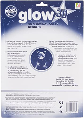 The Original Glowstars Company Glow-in-The-Dark 3D Moon Sticker - Room Decoration