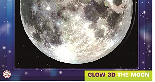 The Original Glowstars Company Glow-in-The-Dark 3D Moon Sticker - Room Decoration