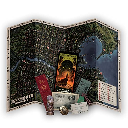 The Road to Innsmouth Deluxe Edition Juego de rompecabezas interactivo,Juego de estrategia,Tiempo de juego promedio de 90-120 minutos,Fabricado por Dara Studios