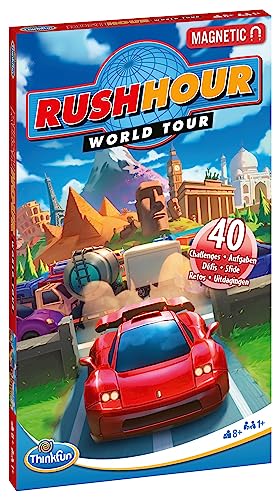 ThinkFun - Rush Hour World Tour, Juego de Lógica