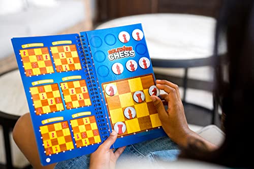 ThinkFun Solitaire - Rompecabezas magnético de viaje para ajedrez, juego de lógica y juguete STEM para niños y adultos a partir de 8 años