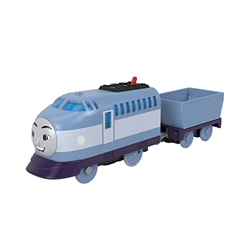 Thomas & Friends Fisher-Price Kenji Motor motorizado, Tren de Juguete Alimentado por batería para niños preescolares a Partir de 3 años