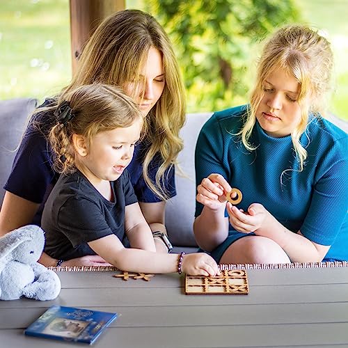 Tic TAC Toe XOXO - Juego para la Familia, Sala de Estar y Mesa de café