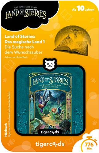 tigermedia- tigercard - País de Las Historias: La Tierra Mágica 1 – La búsqueda de la Magia de los Deseos, Multicolor, Das magische (Land of Stories) (Tiger Media Deutschland GmbH 4192)