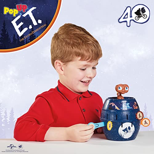 Tomy T73418 Pop Up E.T. Juego de Mesa para niños y preescolares, 2 a 4 Jugadores, Adecuado para niños y niñas a Partir de 4 años