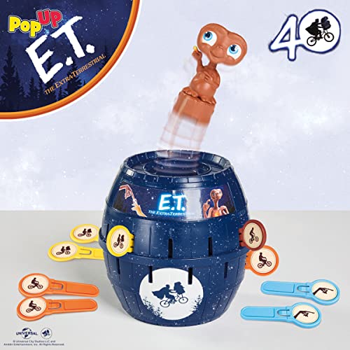 Tomy T73418 Pop Up E.T. Juego de Mesa para niños y preescolares, 2 a 4 Jugadores, Adecuado para niños y niñas a Partir de 4 años