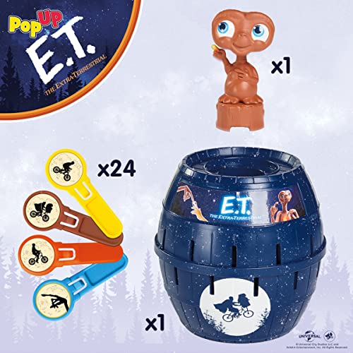 Tomy T73418 Pop Up E.T. Juego de Mesa para niños y preescolares, 2 a 4 Jugadores, Adecuado para niños y niñas a Partir de 4 años