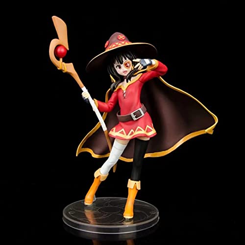 Tongyundacheng KonoSuba: ¡La bendición de Dios en este maravilloso mundo! Figura de acción Megumin PVC Modelo coleccionable Decoración de escritorio 20cm