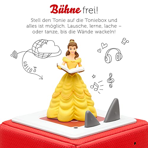 tonies Figura de música para Caja Toniebox de Disney – La Bella y la Bestia, Juego de Sonido Original para niños a Partir de 4 años, Tiempo de reproducción Aprox. 59 Minutos