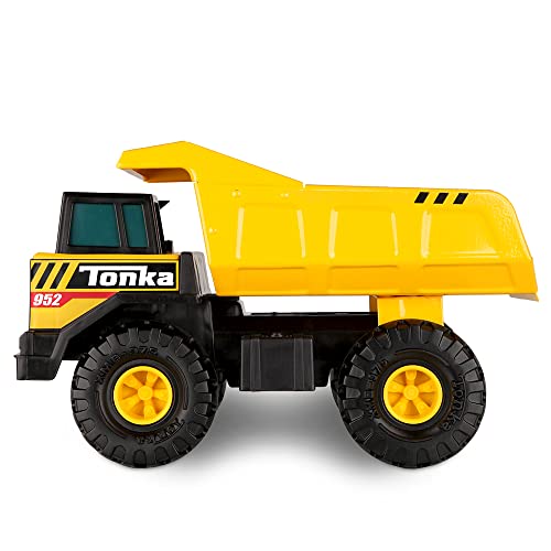 Tonka Steel Classics Gran camión basculante, Juguete de construcción, vehículos de Juguete para Juego Creativo, camión basculante Grande, Regalo para niños y niñas a Partir de 3 años