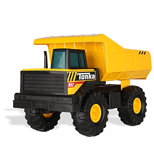 Tonka Steel Classics Gran camión basculante, Juguete de construcción, vehículos de Juguete para Juego Creativo, camión basculante Grande, Regalo para niños y niñas a Partir de 3 años