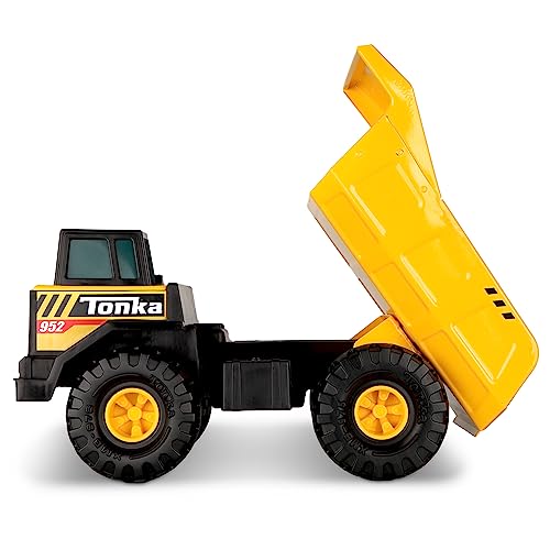 Tonka Steel Classics Gran camión basculante, Juguete de construcción, vehículos de Juguete para Juego Creativo, camión basculante Grande, Regalo para niños y niñas a Partir de 3 años