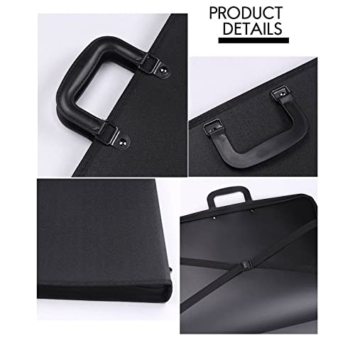 Torribala A3 Portafolio Carpeta Desplegable Organizador de Archivos Office Document Carry Case