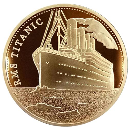 TOSSPER Barco Titanic Coin Conmemorativo Titanic Incidente Recoge Monedas Artes Regalos Decoración del Hogar