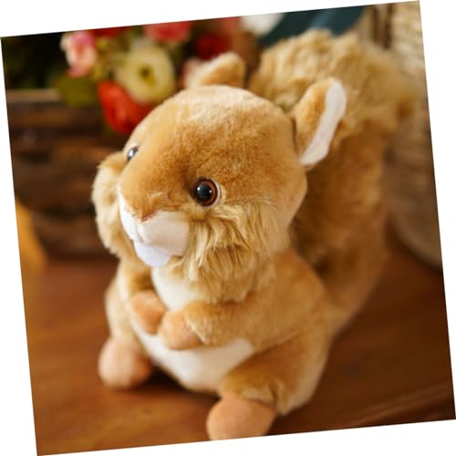 TOYANDONA 2 Piezas Ardilla De Peluche Almohada De Tiro De Dibujos Animados Muñeca Ardilla Chica Sofá