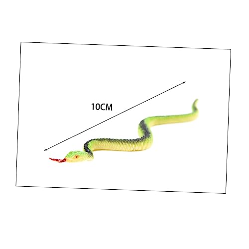 TOYANDONA 24 Piezas Juguetes Educativos Juguete De Animales Juego Infantil Modelo De Serpiente De Simulación Adorno De Modelo De Serpiente Mesa De Arena Niño