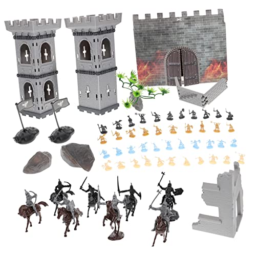 TOYANDONA 3 Sets Soldado Modelo Miniture Decoración Mini Juguetes para Niños Caballero Estatua Soldado Figura De Acción Mini Decoraciones Mesa De Arena Personas Modelo Productos para Niños