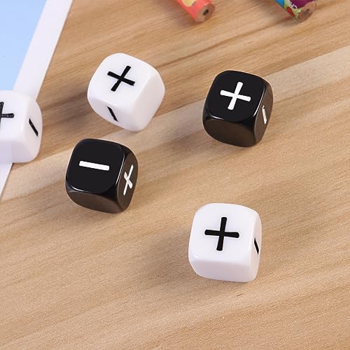 TOYANDONA 6 Piezas Juego De Dados Para Profesor Operaciones Matemáticas Cálculo Dados Juegos De Dados Matemáticas Signo Menos Signo Más Dados Enseñanza Juego De Dados Para Enseñar