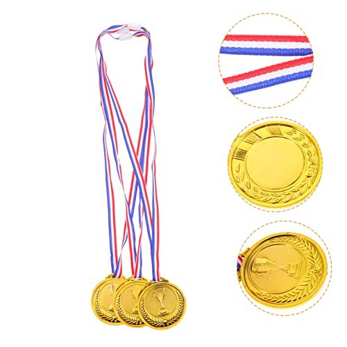 Toyvian 12 Piezas Juguetes De Medalla para Niños Medallas De Futbol Medallas De Torneo Premios Deportivos De Oro Premios para Adultos Carrera El Plastico Espigas De Trigo Medalla De Plata