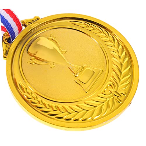 Toyvian 12 Piezas Juguetes De Medalla para Niños Medallas De Futbol Medallas De Torneo Premios Deportivos De Oro Premios para Adultos Carrera El Plastico Espigas De Trigo Medalla De Plata