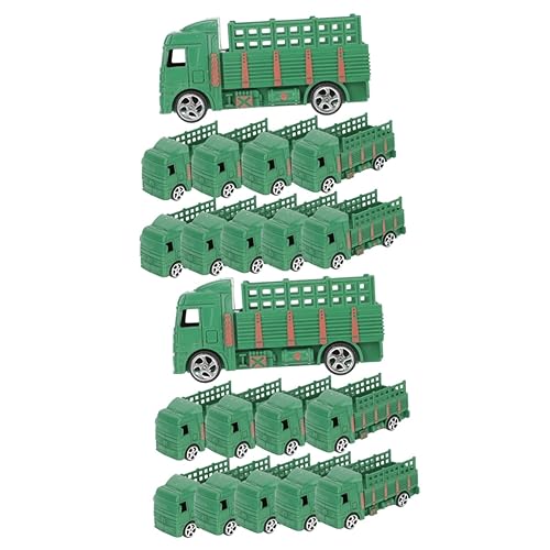 Toyvian 20 Piezas Rc Car Transporter Camión De Juguete Bandejas De Metal Mini Coche Decorativo Mini Decoración Camiones Para Niños Kits De Modelo De Camión Decoración Modelo De Coche