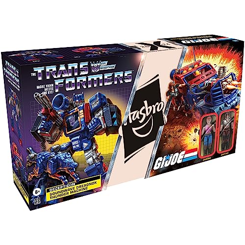 Transformers Collaborative G.I. Joe x, Figuras Soundwave Dreadnok Thunder Machine, Zartan y Zarana