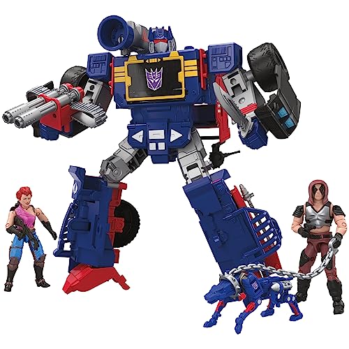 Transformers Collaborative G.I. Joe x, Figuras Soundwave Dreadnok Thunder Machine, Zartan y Zarana