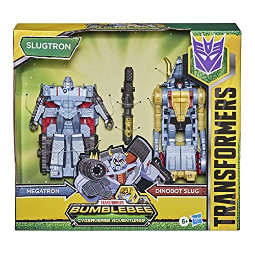 TRANSFORMERS Cyberversse Roll Combinado Megatron, Multicolor (Hasbro F2734)