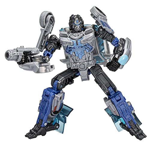 Transformers Deluxe Class, Figura de acción Convertible de Autobot Mirage Inspirada en la película Despertar, Figura de acción de 12,5 cm