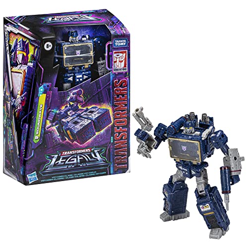 Transformers Juguetes Generations Legacy Clase Viajero - Figura de Soundwave - 17,5 cm - Edad: 8, F3517