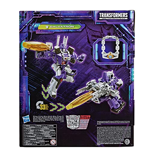 Transformers Juguetes Generations Legacy Series Galvatron Clase líder - Figura de acción - 19 cm - Edad: 8+, F3518