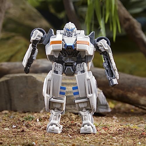 Transformers Toys Rise of The Beasts Movie Beast Alliance Battle Changers Autobot Mirage figura de acción, a partir de 6 años, 4.5 pulgadas