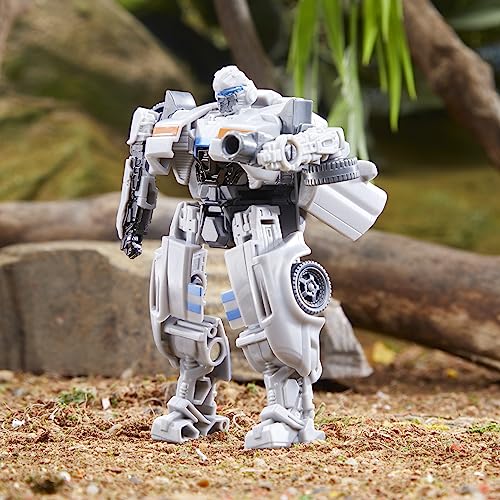 Transformers Toys Rise of The Beasts Movie Beast Alliance Battle Changers Autobot Mirage figura de acción, a partir de 6 años, 4.5 pulgadas