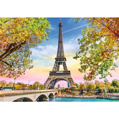 Trefl 916 37330 Romantisches EA 500 Teile, Premium Quality, für Erwachsene und Kinder AB 10 Jahren 500pcs Romantic Paris, Coloured