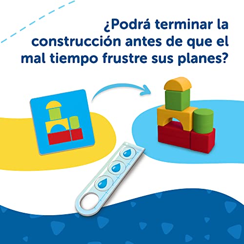 Trefl - Little Builder, Primer Juego de Mesa - Juego de Mesa para los más pequeños, Construir con Bloques, Juego cooperativo para niños pequeños, Elementos Grandes, Aprender Jugando, 02342