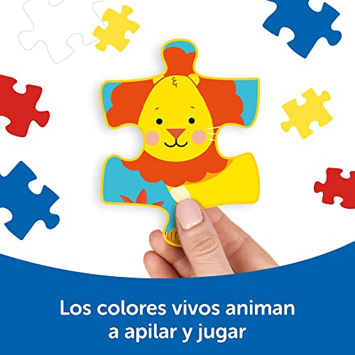 Trefl- Perros felices-3en1 15 Piezas Muy Grandes, Colorear con Personajes de Cuentos de Hadas, diversión para niños Mayores de 2 años Puzzle, Color Paw Patrol (42002)