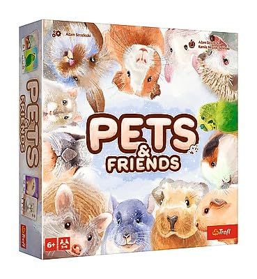Trefl - Pets & Friends - Juego de cartas familiar, mascotas, juego familiar para amantes de los animales, reproducción de acción completa, para adultos y niños a partir de 6 años