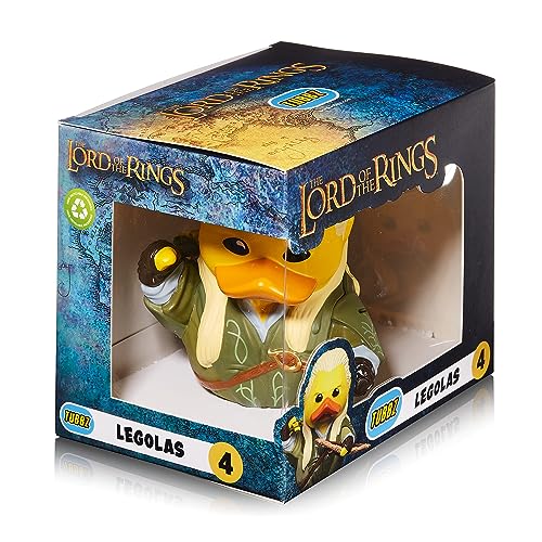 TUBBZ Figura Coleccionable de Pato de Goma de Vinilo Legolas de edición en Caja, mercancía Oficial del Señor de los Anillos, TV, películas y Videojuegos