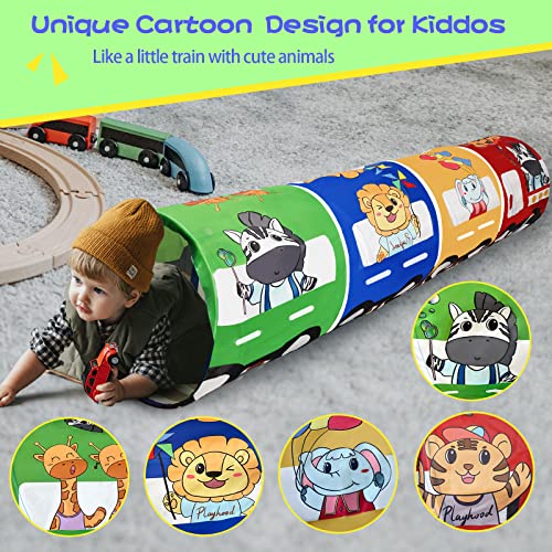 Túnel de Juego para niños, túnel de Juegos de Dibujos Animados, túnel de Gateo, túnel de Gateo, túnel para bebés, Juguetes para niños y Mascotas, túneles para niños, Cueva para niños