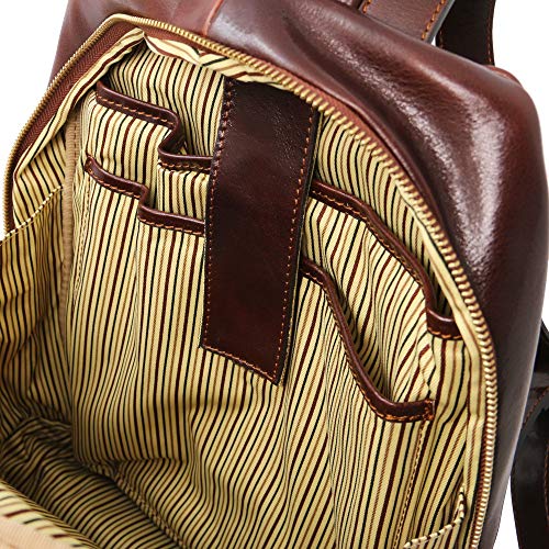 Tuscany Leather. Perth - Mochila en piel con 2 compartimientos - TL142049 (MIEL)