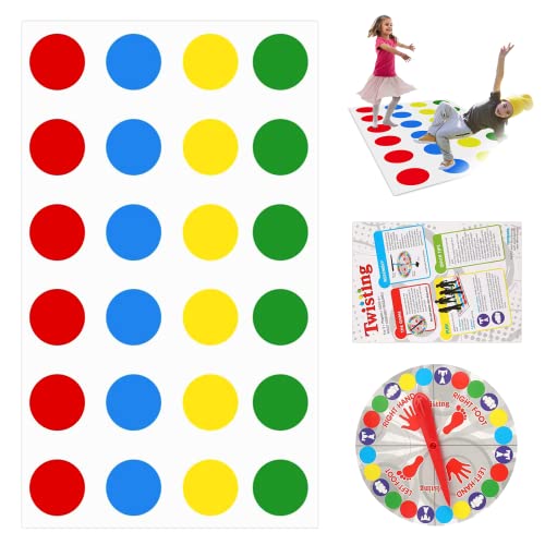 Twister Gigante Infantil Juegos Juegos De Suelo Gaming Familiar Twister Juegos Mesa Divertidos Juegos Habilidad Divertidos Juegos Habilidad Adultos Niños A Partir De 6 Años Para 2-4 Personas