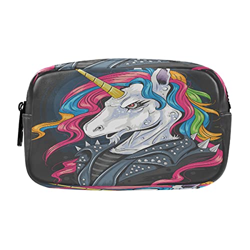 Unicornio Arcoiris Caballero Estuche Escolar Estudiante Caja de Lápices Bolsa de Cosméticos Gran Capacidad para Oficina Niños Niñas