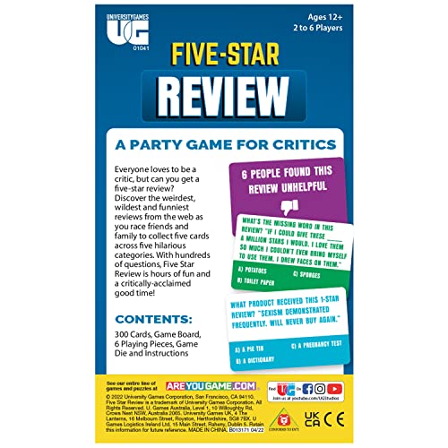 University Games 5 Star Review-