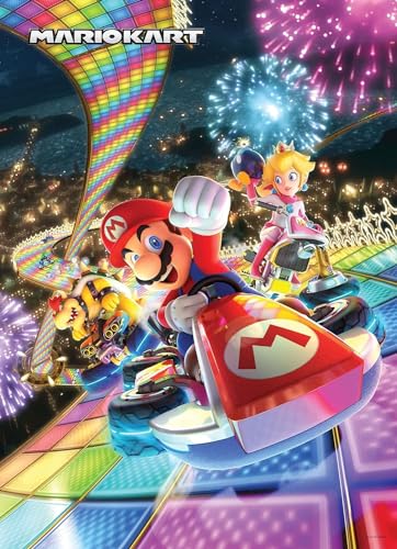 USAopoly- Mario Kart Rainbow Road Rompecabezas de 1000 Piezas, Super, Multicolor (PZ005-734-002200-06)