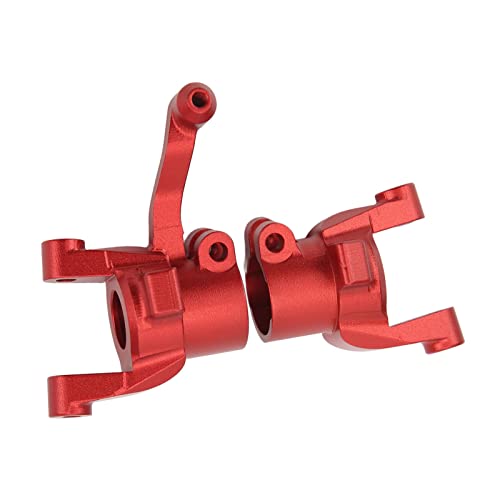 Uxsiya RC C Hub Caster, RC Car C Hub Carrier, RC Car Accessories, Ligero, Sofisticado, Apariencia Mejorada, Aleación de Aluminio para 1/6 RC Car (Rojo)