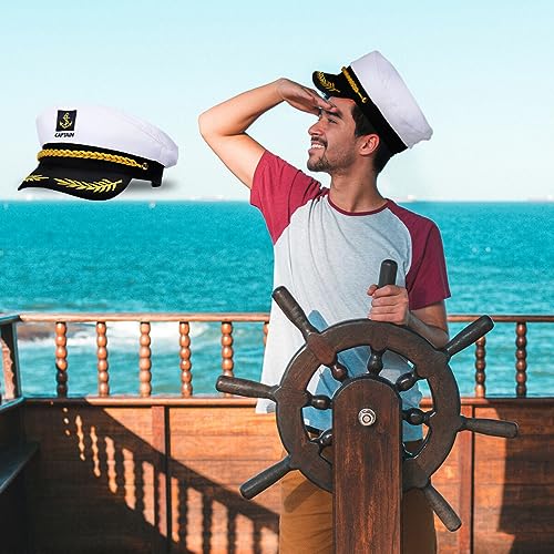 VALICLUD Gorra Capitan Barco Para Hombre Y Mujer Gorro MarineroSombrero De Marinero Accesorios Para Barco