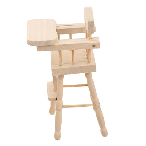 VALICLUD Juguetes para Niños Mini Juguetes Juguetes En Miniatura Casa De Muñecas Sillas De Comedor Juguetes Infantiles Muebles para Niños Juguetes para Niños Trona En Miniatura Mini Silla