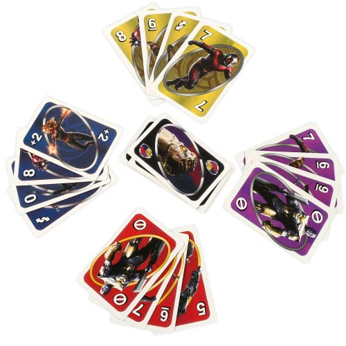 VAMITV Superheroes Juegos de Cartas Superheroes Juego de Cartas para Adultos Niños Juegos de Cartas Divertidos De 2 a 10 Jugadores Juegos de Mesa Cartas Familiar