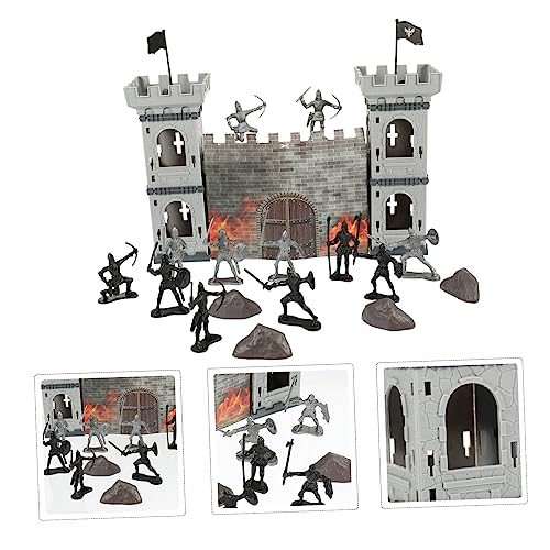 VICASKY 2 Juegos De Soldado De Juguete Juguetes Interactivos Juego De Modelo De Guerra para Fiesta De Niños Modelos De Mesa De Arena Regalos Geniales para Hombres Mini Juguete De